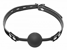 Silicone Ball Gag Black