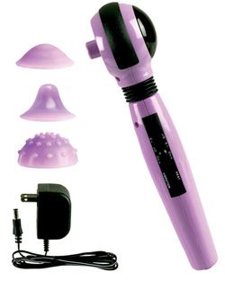 Aphrodite Rechargeable Vibrator w/ 3 attachments