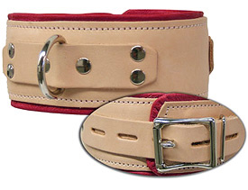 Medical Bondage Leather Restraints Collar